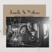 Art Deco Gatsby Bericht van de Dag | 5x7 Uitnodigi Kaart (Voorkant / Achterkant)