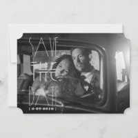 Art Deco Gatsby Bericht van de Dag | 5x7 Uitnodigi