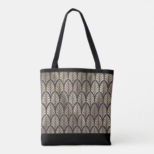 Art Deco Gatsby Design Tote Bag (Achterkant)