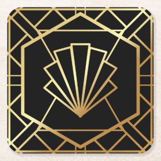 Art Deco Gatsby Geïnspireerde Onderzetters
