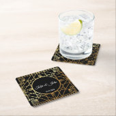 Art Deco Gatsby Inspired Coasters for Wedding Kartonnen Onderzetters (Insitu)