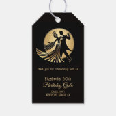 Art Deco Gatsby Roaring 20s Prohibition Custom Cadeaulabel (Voorkant)