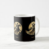 Art Deco Gatsby Roaring 20s Prohibition Gift Name Koffiemok (Voorkant rechts)