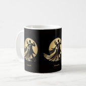 Art Deco Gatsby Roaring 20s Prohibition Gift Name Koffiemok (Voorkant links)