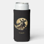 Art Deco Gatsby Roaring 20s Prohibition Gift Name Seltzer Blikjeskoeler (Seltzer Achterkant)