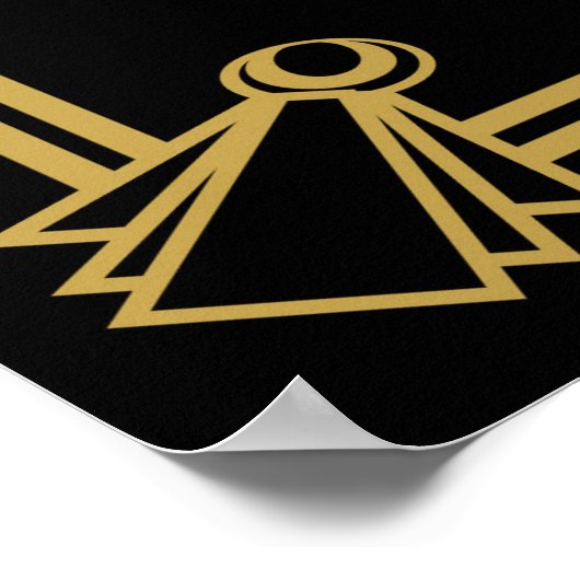 Art Deco Gatsby-stijl "Liefde is zoet"-druk Poster (Hoek)