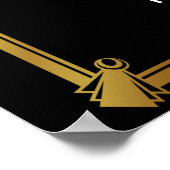 Art Deco Gatsby Wedding poster (Hoek)