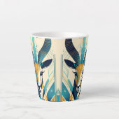 Art Deco Gazelle 12oz mok (Voorkant)