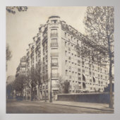 Art Deco-gebouw in Parijs, jaren dertig Poster (Voorkant)