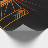 Art Deco Gebouwen Cadeaupapier (Hoek)