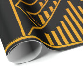 Art Deco Gebouwen Cadeaupapier (Rol Hoek)