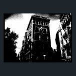 Art Deco Gebouwen Zwart-wit Poster<br><div class="desc">Art Deco Gebouwen Zwart-wit Barcelona</div>