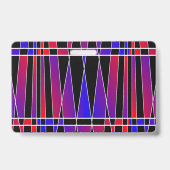 Art Deco "Gefractioneerd" door Kenneth Yoncich Badge (Achterkant)