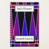 Art Deco "Gefractioneerd" door Kenneth Yoncich Planner (Voorkant)