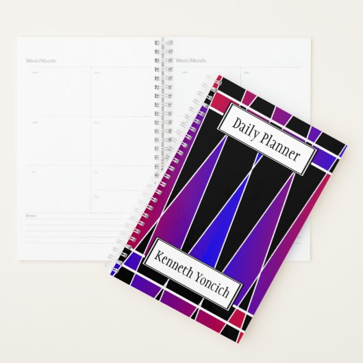 Art Deco "Gefractioneerd" door Kenneth Yoncich Planner (Display)