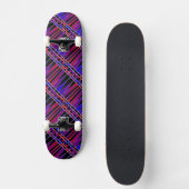 Art Deco "Gefractioneerd" door Kenneth Yoncich Skateboard (Voorkant)