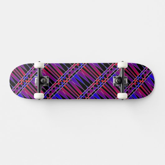 Art Deco "Gefractioneerd" door Kenneth Yoncich Skateboard (Horizontaal)