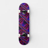 Art Deco "Gefractioneerd" door Kenneth Yoncich Skateboard (Voorkant)