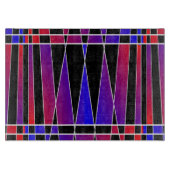 Art Deco "Gefractioneerd" door Kenneth Yoncich Snijplank (Voorkant)