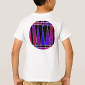 Art Deco "Gefractioneerd" door Kenneth Yoncich T-shirt (Achterkant)