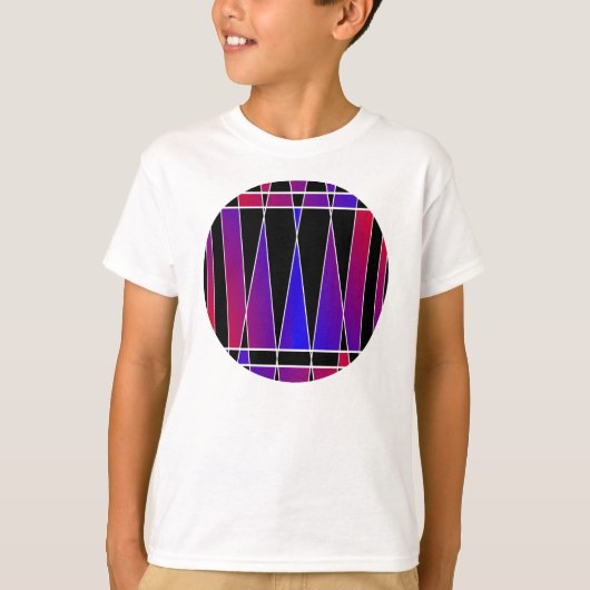 Art Deco "Gefractioneerd" door Kenneth Yoncich T-shirt (Voorkant)
