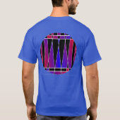 Art Deco "Gefractioneerd" door Kenneth Yoncich T-shirt (Achterkant)