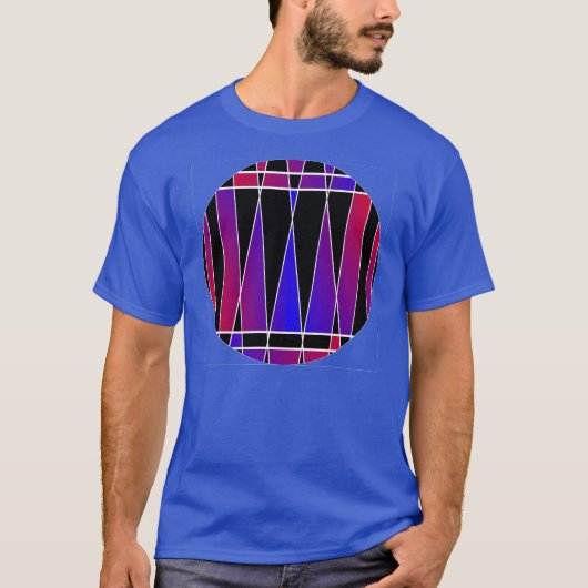 Art Deco "Gefractioneerd" door Kenneth Yoncich T-shirt (Voorkant)
