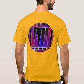 Art Deco "Gefractioneerd" door Kenneth Yoncich T-shirt (Achterkant)