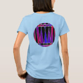 Art Deco "Gefractioneerd" door Kenneth Yoncich T-shirt (Achterkant)