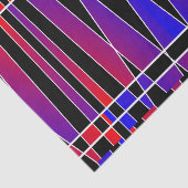 Art Deco "Gefractioneerd" door Kenneth Yoncich Tissuepapier (Detail)