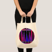 Art Deco "Gefractioneerd" door Kenneth Yoncich Tote Bag (Voorkant (product))