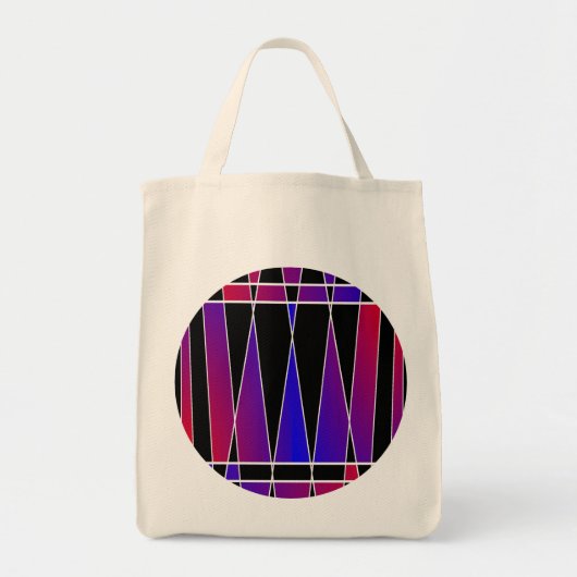 Art Deco "Gefractioneerd" door Kenneth Yoncich Tote Bag (Voorkant)
