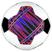 Art Deco "Gefractioneerd" door Kenneth Yoncich Voetbal (Gedraaid)