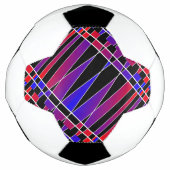 Art Deco "Gefractioneerd" door Kenneth Yoncich Voetbal (Voorkant)