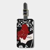 Art Deco Geïnspireerd Bagagelabel (Voorkant verticaal)