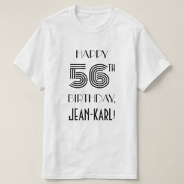 Art Deco Geïnspireerd Bekijk het 56e Shirt op de g