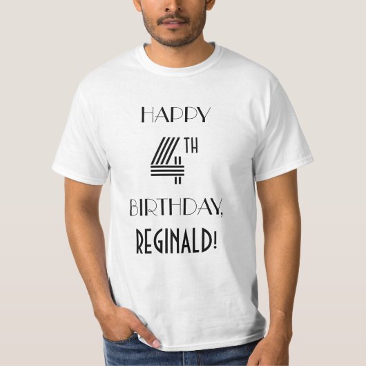 Art Deco Geïnspireerd Bekijk het vierde Shirt op d (Voorkant)