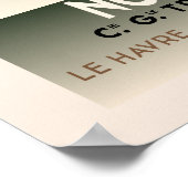 Art Deco Geïnspireerd cruise Poster (Hoek)