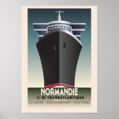 Art Deco Geïnspireerd cruise Poster (Voorkant)
