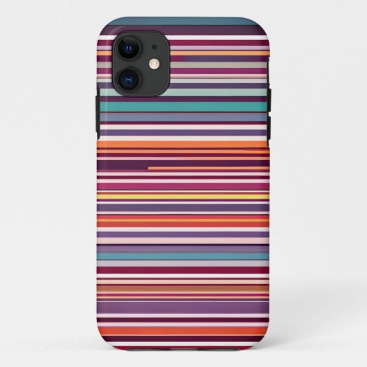 Art Deco geïnspireerd verticaal streeppatroon Case-Mate iPhone Case (Achterkant)