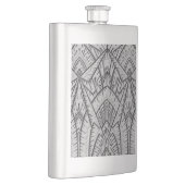 Art Deco geïnspireerde fles Heupfles (Rechts)