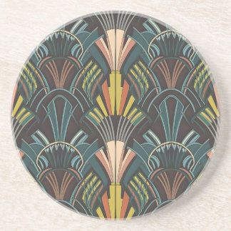 Art Deco geïnspireerde onderzetters