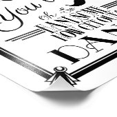 art deco, GENTLEMEN Bathroom-teken, trouwbord Foto Afdruk (Hoek)