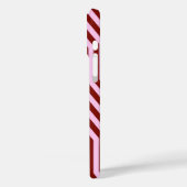 Art Deco Geometric - Bourgogne en roze Case-Mate iPhone Case (Achterkant / Links)