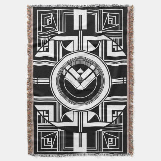 Art Deco Geometric Deken