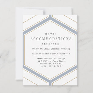 Art Deco Geometric Diamond Wedding Details Kaart