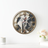 Art Deco Geometric Figure Grote Klok (Huis)