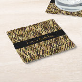 Art Deco Geometric  Kartonnen Onderzetters (Schuin)