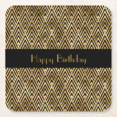 Art Deco Geometric  Kartonnen Onderzetters (Voorkant)