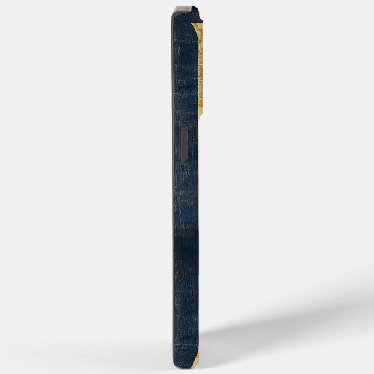 Art Deco Geometric - Marine, goud en rood Case-Mate iPhone Case (Achterkant / Rechts)